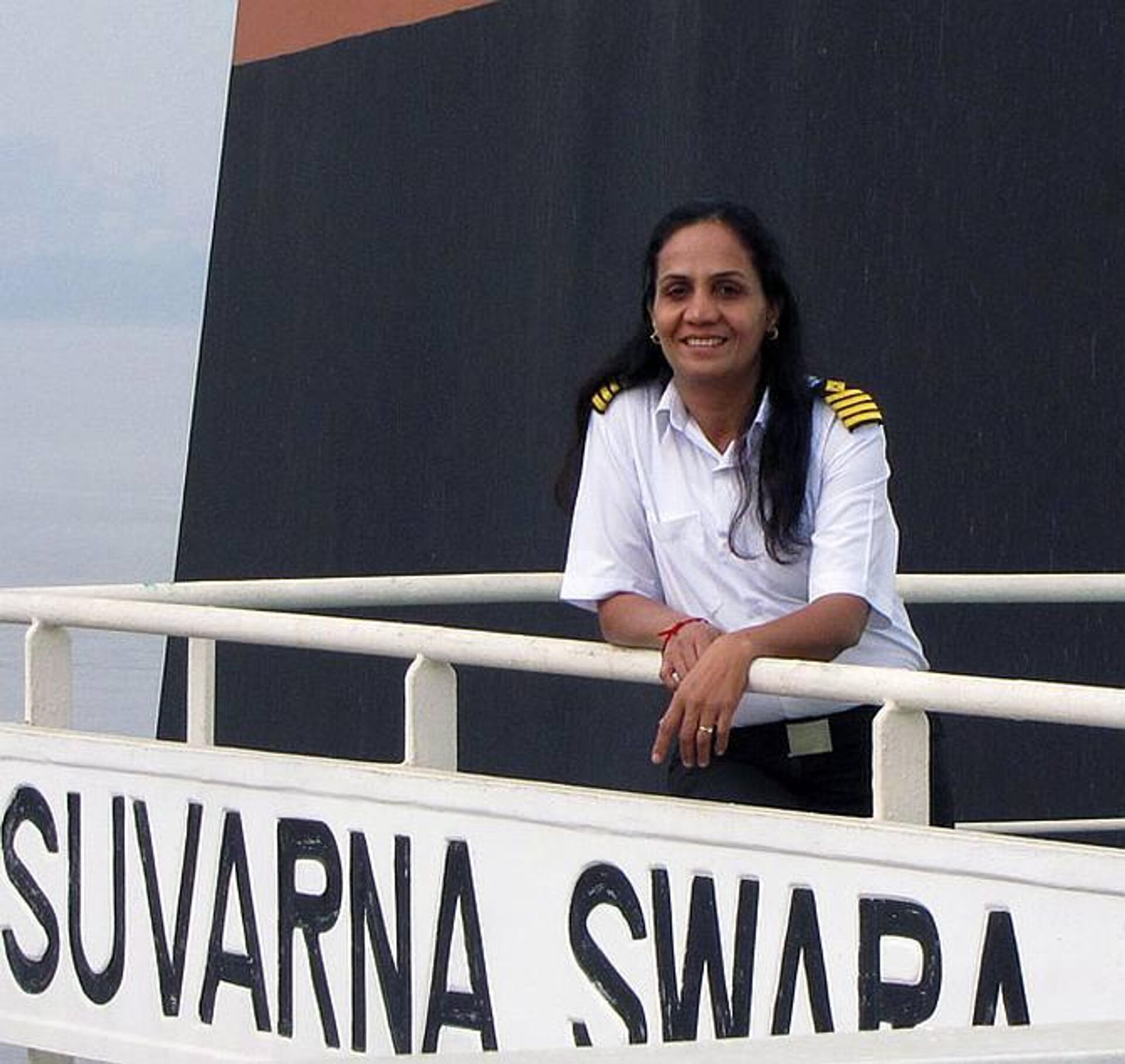 Captain Radhika Menon, India's first female Merchant Navy captain.  - Sputnik India, 1920, 05.04.2024