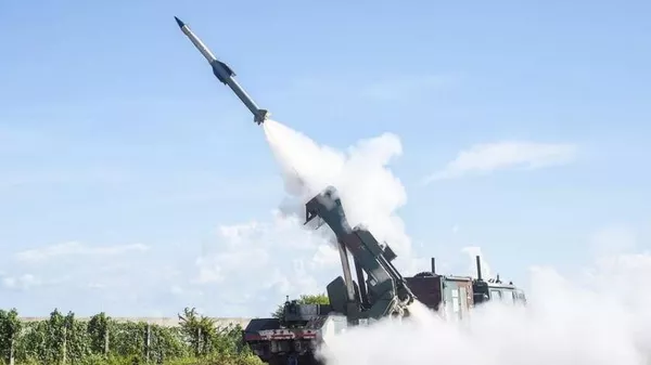 Launching of a Quick Reaction Surface-to-Air Missile (QRSAM) from the Integrated Test Range (ITR) Chandipu (DRDO) - Sputnik भारत