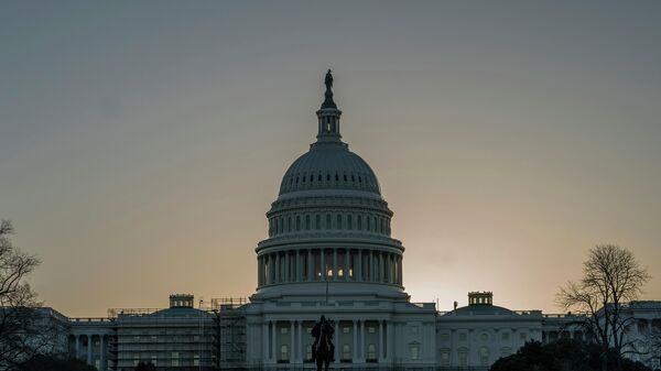 The U.S. Capitol building is seen as the sun rises in Washington - Sputnik भारत