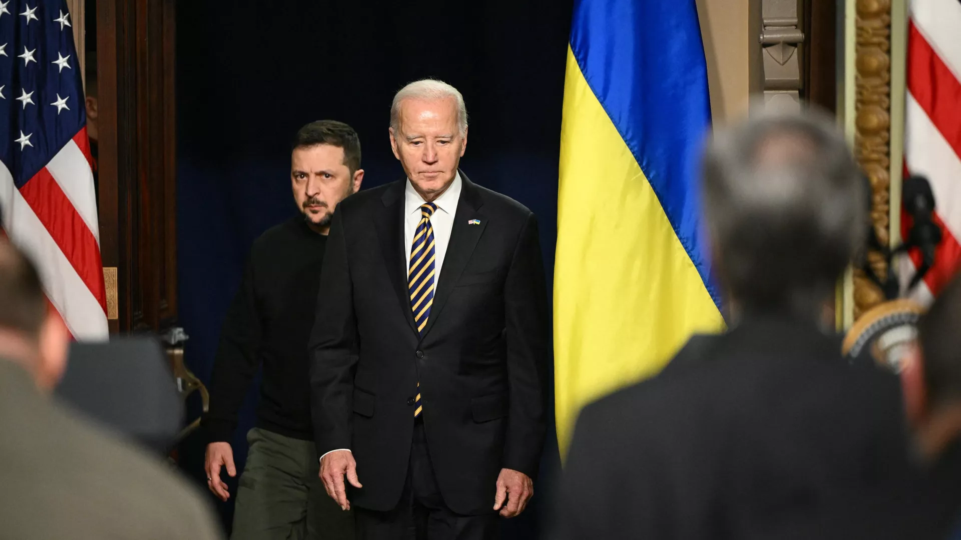 US President Joe Biden and Ukraine’s Volodymyr Zelensky. - Sputnik India, 1920, 08.11.2024