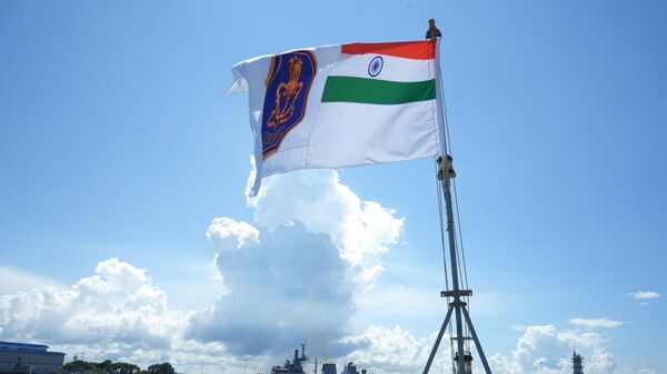 Indian Navy ships arrive in Singapore as part of fleet deployment in South China Sea - Sputnik भारत