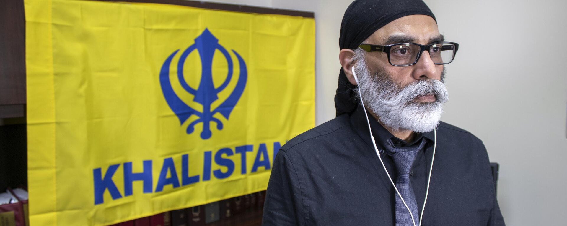 Sikh separatist leader Gurpatwant Singh Pannun is in his office in New York City on Wednesday, November 29, 2023. - Sputnik India, 1920, 18.06.2024