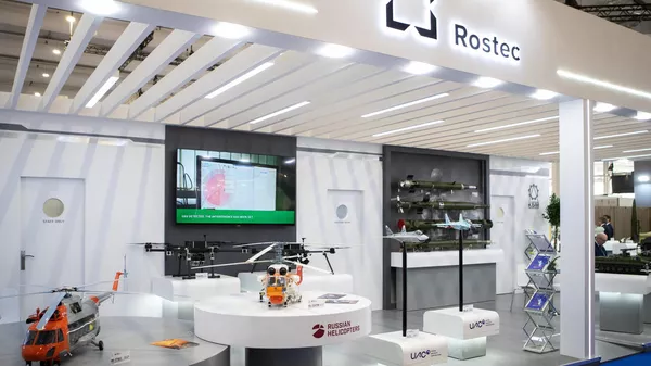 Rostec Corporation's stand at the World Defense Show - Sputnik भारत