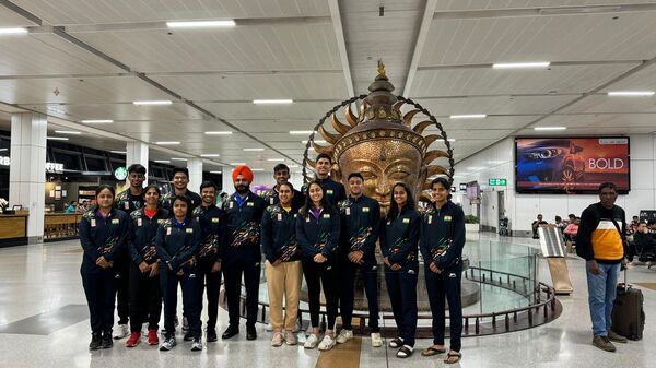 Indian athletes fly to Russia's Kazan city to take part in the much anticipated BRICS Games 2024  - Sputnik भारत