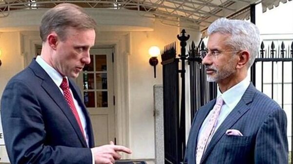 External Affairs Minister S Jaishankar with US National Security Adviser Jake Sullivan - Sputnik India