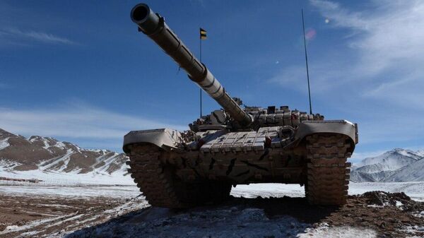 Indian army tank in Ladakh - Sputnik India