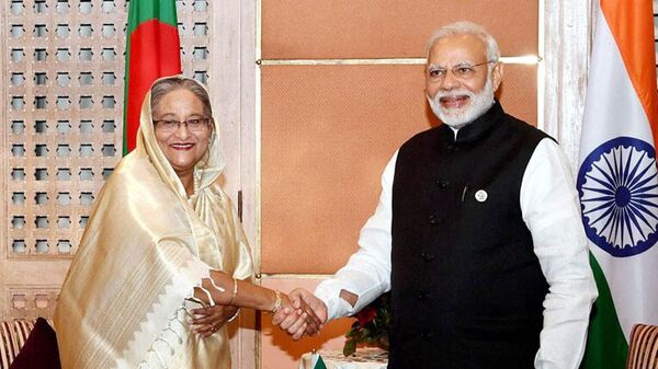 Bangladesh PM Sheikh Hasina and Indian PM Narendra Modi - Sputnik India