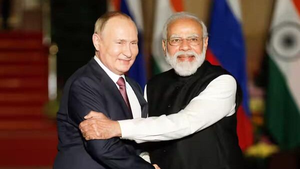 President Vladimir Putin and Prime Pinister Narendra Modi - Sputnik भारत