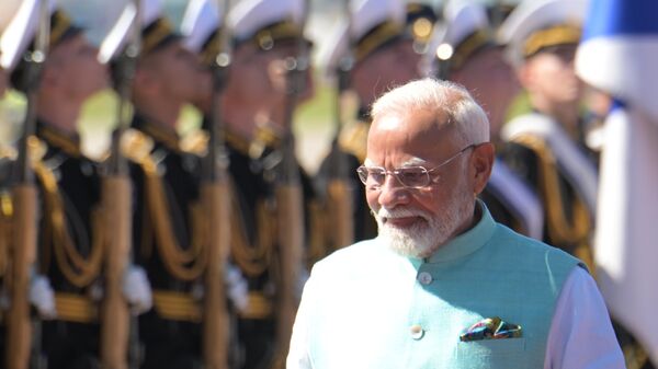 Arrival of Indian Prime Minister Modi in Moscow - Sputnik भारत