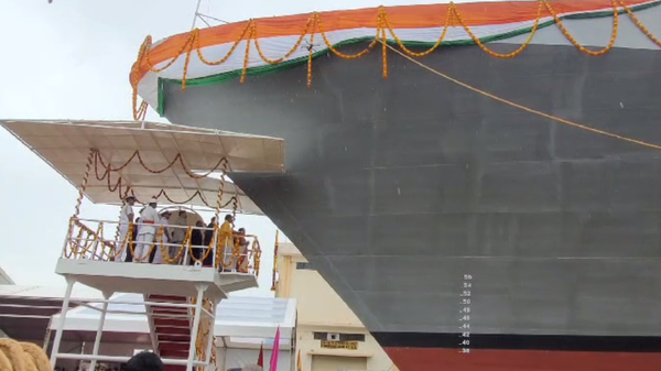 Goa Shipyard launches its 1st Teg-class frigate being built in collaboration with India and Russia - Sputnik भारत