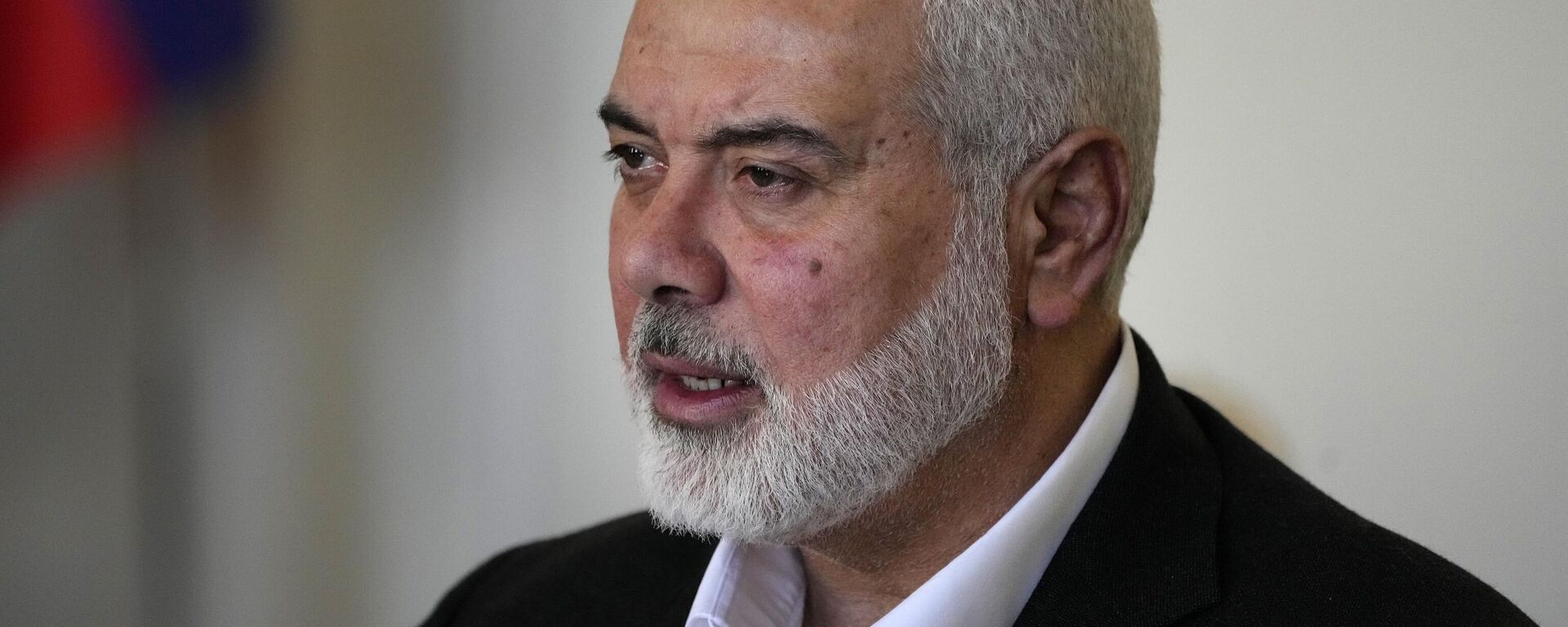 Hamas chief Ismail Haniyeh speaks during his meeting with Iranian Foreign Minister Hossein Amirabdollahian in Tehran, Iran, Tuesday, March 26, 2024. - Sputnik India, 1920, 31.07.2024