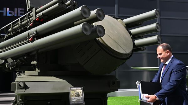 All SAM Pantsir SMD-E on display at the ARMY-2024 defense expo and forum in Moscow region. - Sputnik India