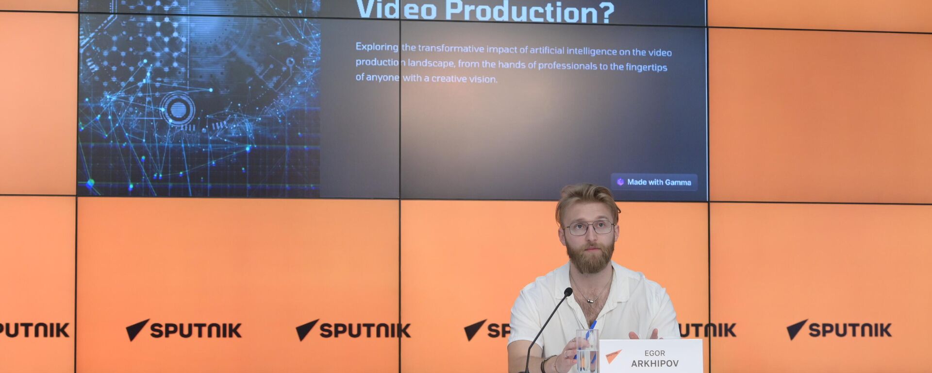  Head of the AI project at Sputnik Egor Arkhipov - Sputnik India, 1920, 22.08.2024