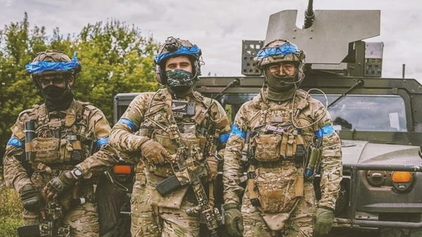 The Forward Observations Group, a US-based private mercenary firm, posts a picture tagged The Boys of Kursk on August 16, 2024. Published under fair use. - Sputnik भारत
