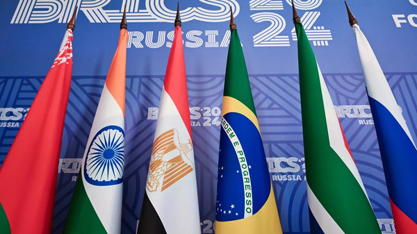 Flags of the BRICS member countries - Sputnik India