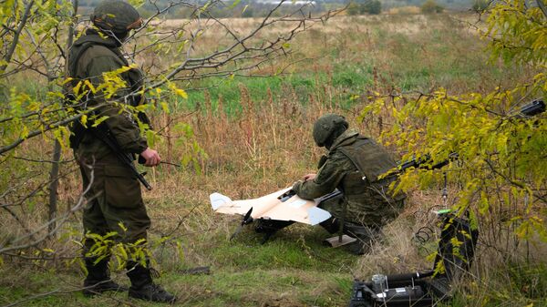 Launch of drones of the Russian Armed Forces in the Nikolaevo-Krivoy Rog direction - Sputnik India