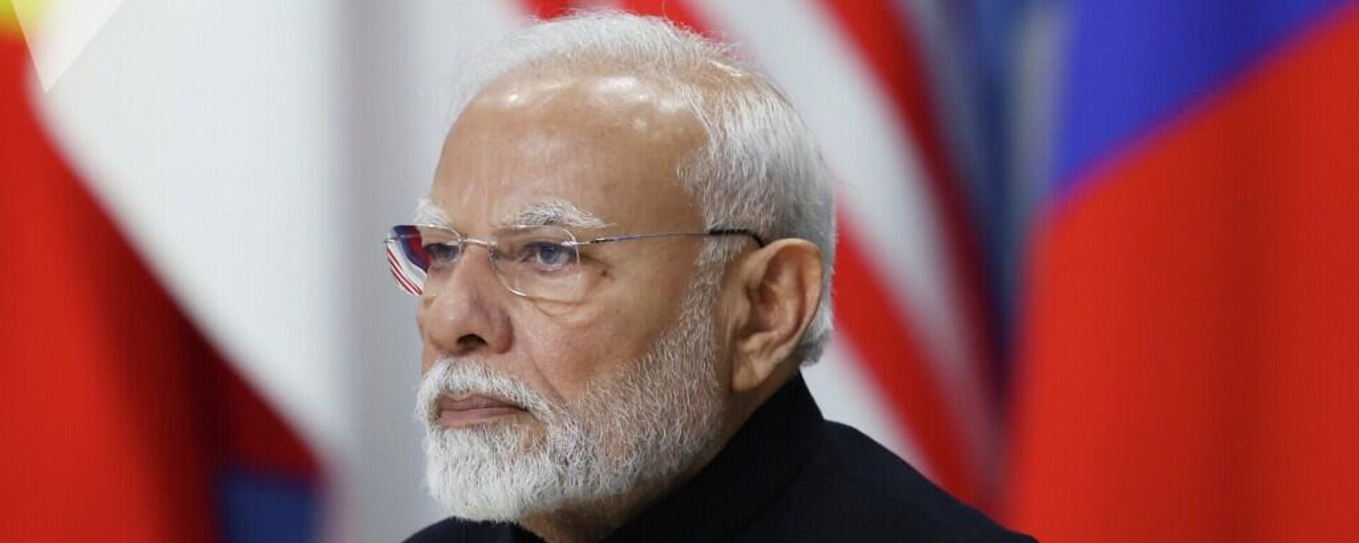 October 23, 2024. Prime Minister of India Narendra Modi at the meeting of heads of delegations from BRICS countries in an expanded format during the XVI BRICS Summit in Kazan. - Sputnik भारत, 1920, 23.10.2024