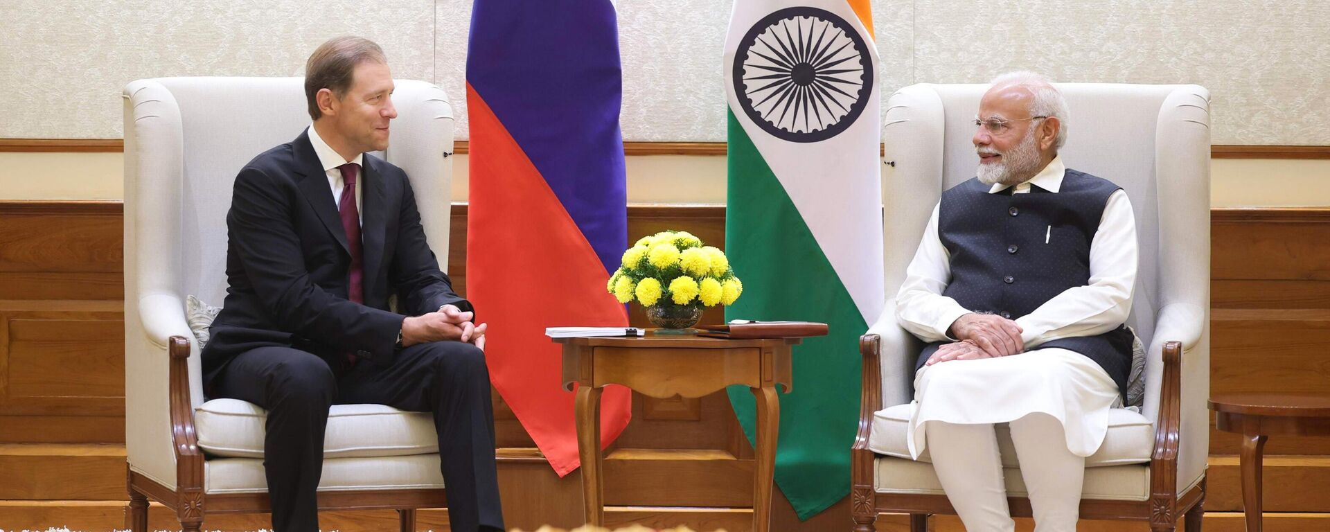 PM Modi, Russia's First Deputy PM discuss strengthening trade, energy ties - Sputnik India, 1920, 12.11.2024