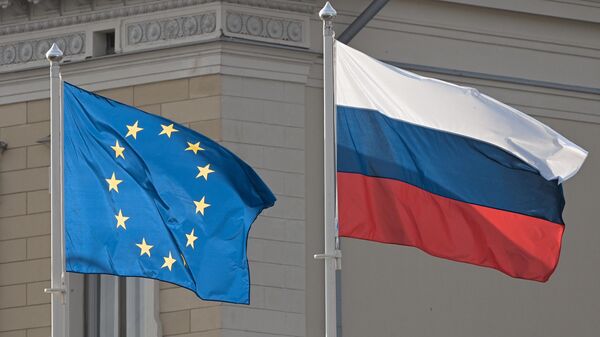 EU and Russian flags - Sputnik भारत