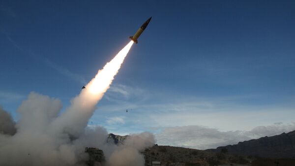 Live fire testing at White Sands Missile Range, N.M., on Dec. 14, 2021, of early versions of the US Army Tactical Missile System (ATACAMS). - Sputnik भारत