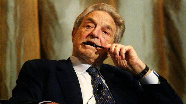 ** FILE ** Billionaire philanthropist George Soros pauses during a question and answer session in Singapore in this Jan. 11, 2006, file photo. - Sputnik India