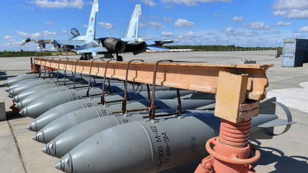 Preparation for flights of aircraft of the Russian Aerospace Forces at the airport in the direction of Kharkov - Sputnik India