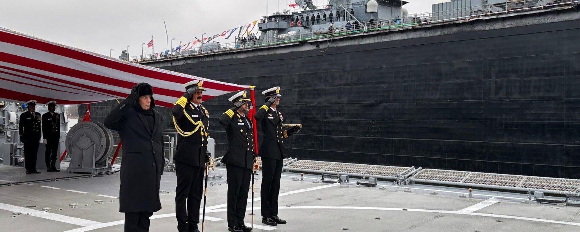 Commissioning Ceremony of INS Tushil - Sputnik भारत, 1920, 09.12.2024