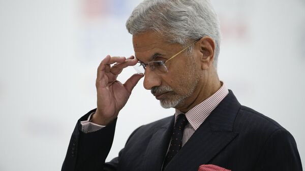 Indian Foreign Minister Subrahmanyam Jaishankar arrives at the BRICS Summit in Kazan, Russia, Thursday, Oct. 24, 2024.  - Sputnik भारत