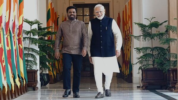 PM Modi with Sri Lankan President Dissanayake - Sputnik India