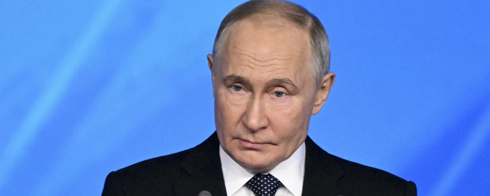 Russian President Vladimir Putin addresses the United Russia party congress in Moscow, Russia, Saturday, Dec. 14, 2024.  - Sputnik भारत, 1920, 10.05.2025