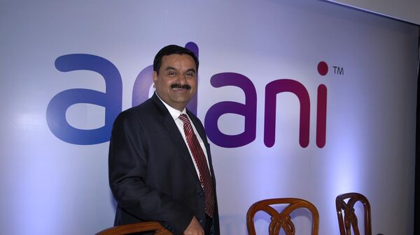 MUMBAI, INDIA  FEBRUARY 23: Gautam Adani, Chairman of the Adani Group during a press conference at a press conference in Mumbai to unveil the companys new global corporate brand identity and logo on February 23, 2012 in Mumbai, India. (Photo by Abhijit Bhatlekar/Mint via Getty Images) - Sputnik India