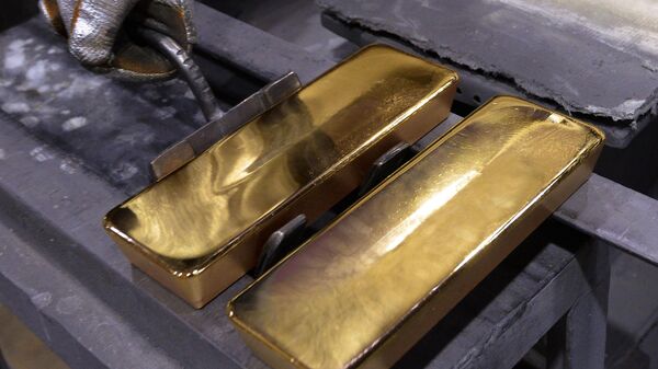 Gold bars of the highest standard of 99.99 percent purity  - Sputnik India