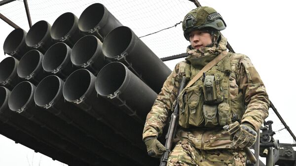  A Russian serviceman in the special military operation zone. File photo  - Sputnik India