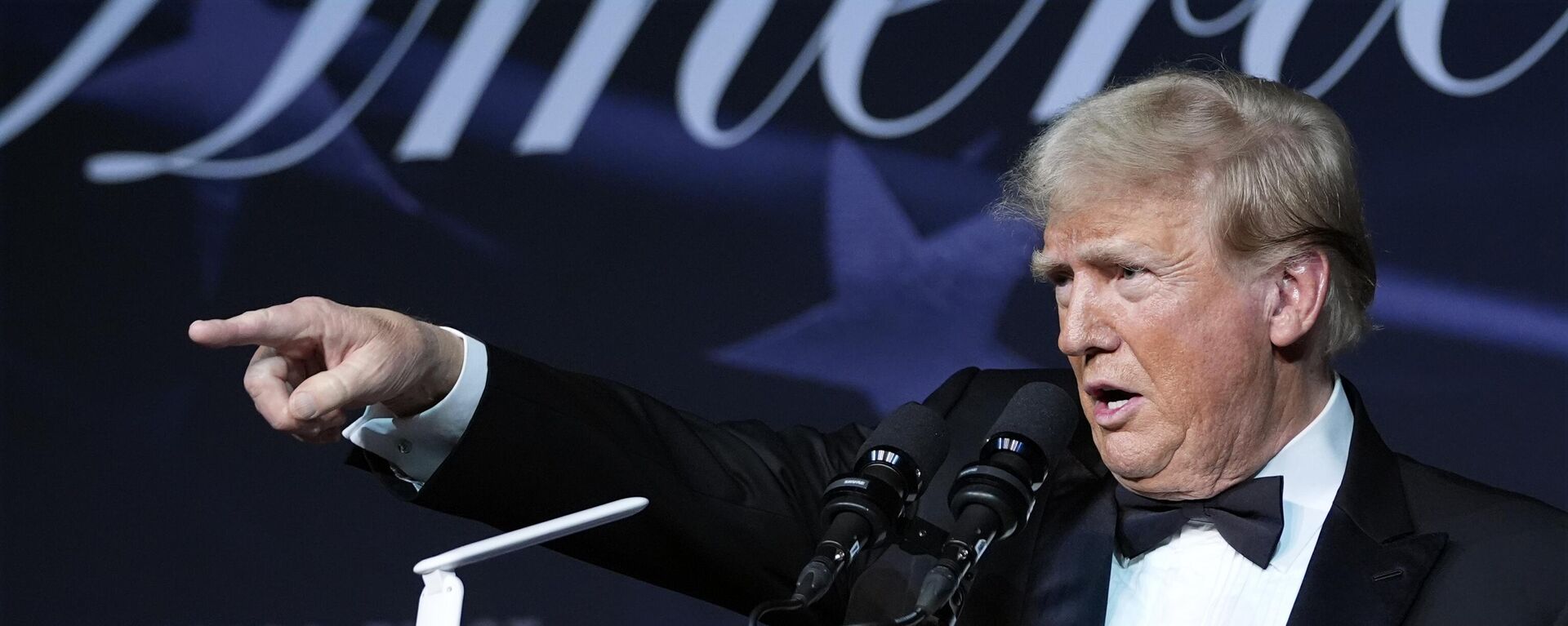Donald Trump speaks during an America First Policy Institute gala at his Mar-a-Lago estate, Thursday, Nov. 14, 2024, in Palm Beach, Fla. - Sputnik India, 1920, 25.03.2025