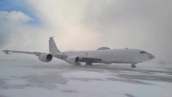 US doomsday plane in Iceland. Photo courtesy of US European Command. - Sputnik भारत