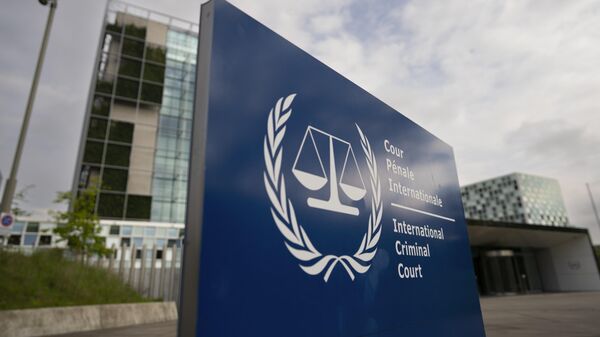 Exterior view of the International Criminal Court, or ICC, in The Hague, Netherlands, Tuesday, April 30, 2024 - Sputnik भारत