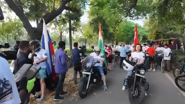 On April 13, 2025, a cycling rally dedicated to the 80th Anniversary of the Victory in the Great Patriotic War (1941-1945) along with the 78th anniversary of the Russian-Indian diplomatic relations will be held in New Delhi. - Sputnik भारत