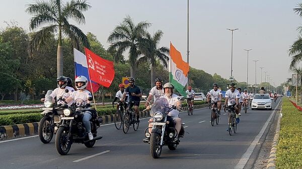 On April 13, 2025, a cycling rally dedicated to the 80th Anniversary of the Victory in the Great Patriotic War (1941-1945) along with the 78th anniversary of the Russian-Indian diplomatic relations will be held in New Delhi. - Sputnik India