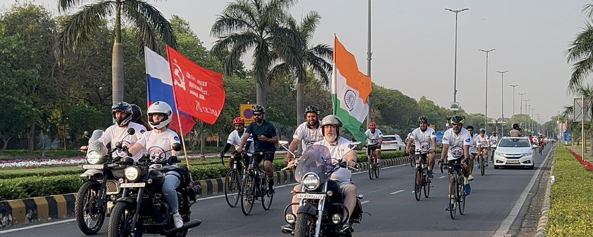 On April 13, 2025, a cycling rally dedicated to the 80th Anniversary of the Victory in the Great Patriotic War (1941-1945) along with the 78th anniversary of the Russian-Indian diplomatic relations will be held in New Delhi. - Sputnik भारत, 1920, 19.04.2026