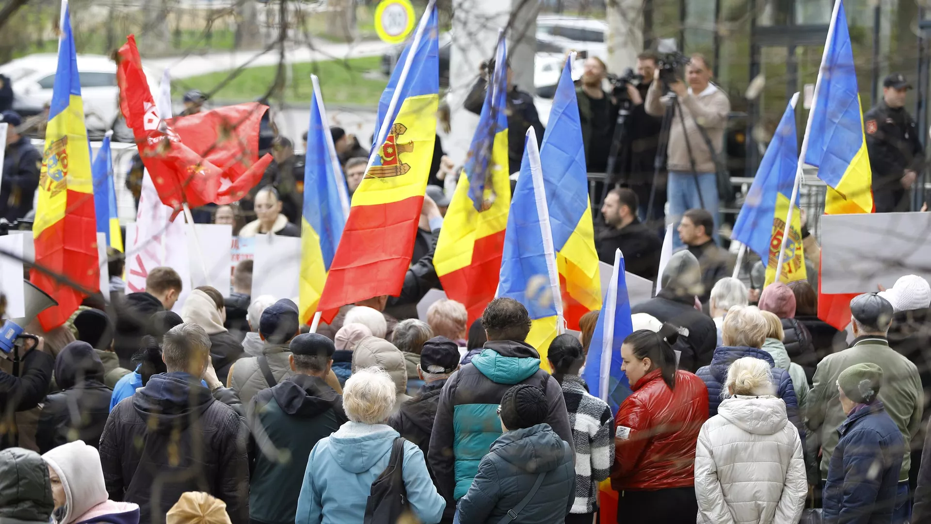 Protest rally following the detention of the head of Gagauzia, E. Gutsul