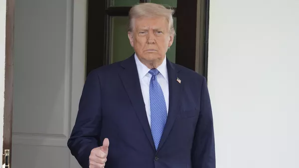 US President Donald Trump on April 24, 2025, in Washington.  - Sputnik India