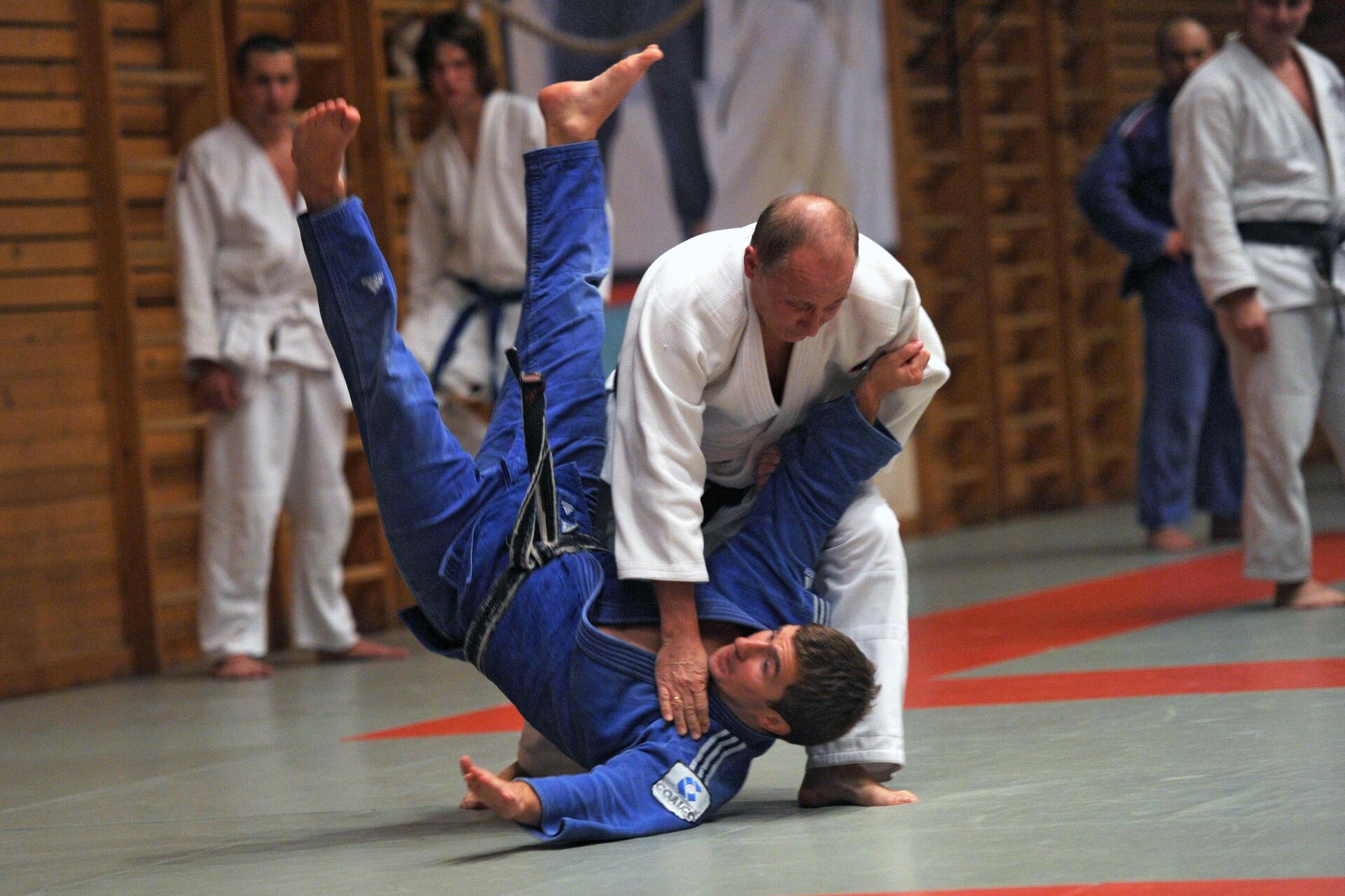 Putin at judo. From the archive of the press service of the President of the Russian Federation. - Sputnik भारत, 1920, 07.05.2025