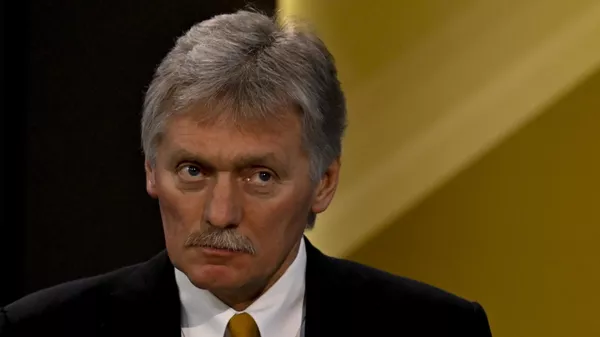 Kremlin spokesman Dmitry Peskov moderates Russian President Vladimir Putin's annual special televised question-and-answer session and year-end news conference scheduled to take place at the Gostiny Dvor trade and exhibition centre in Moscow, Russia on December 14, 2023. - Sputnik भारत