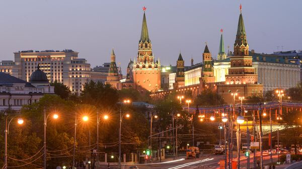 General view of the Moscow Kremlin, a historic fortified complex at the heart of Moscow, overlooking the Moskva River.  - Sputnik भारत