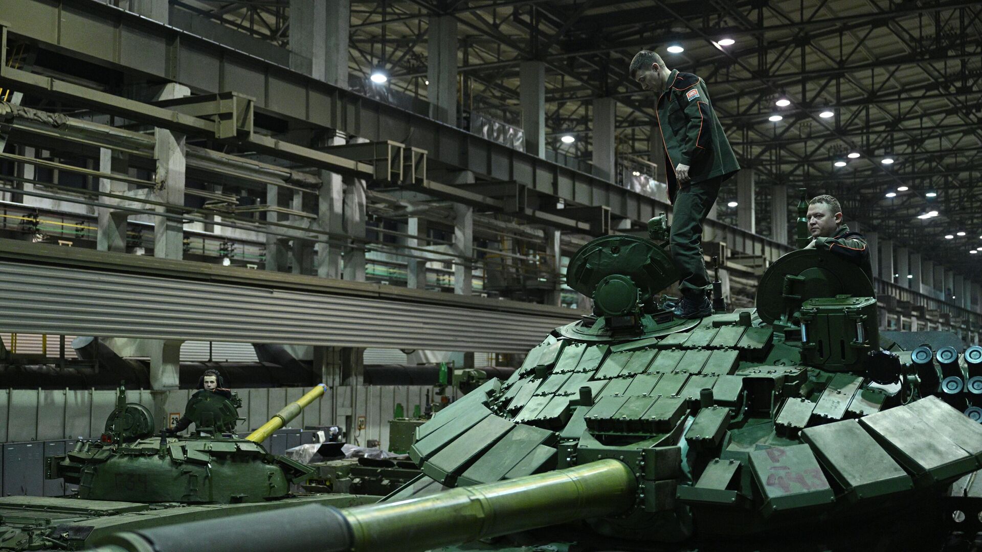 Production of tanks at Uralvagonzavod Production of tanks at Uralvagonzavod - Sputnik भारत, 1920, 22.05.2025