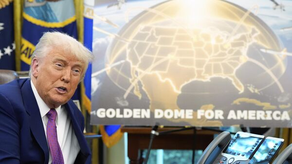 President Donald Trump speaks in the Oval Office of the White House, Tuesday, May20, 2025, in Washington - Sputnik भारत