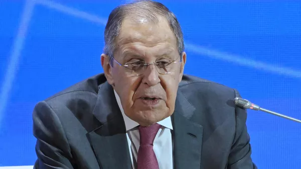 Foreign Minister Sergey Lavrov at the conference Historical Southern Russian Lands. National Identity and Self-Determination of Peoples in Moscow. - Sputnik India