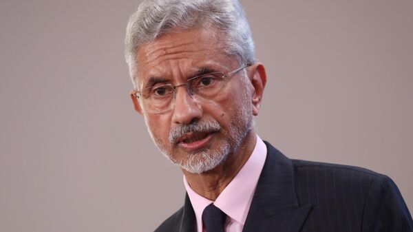 Indian Foreign Minister Subrahmanyam Jaishankar and German Foreign Minister Johann Wadephul (not pictured) speak to the media following talks on May 23, 2025 in Berlin, Germany. India and Germany are seeking stronger economic cooperation. - Sputnik भारत