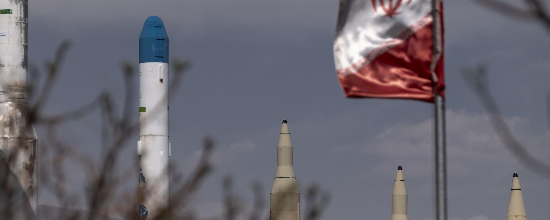 Iran-made long-range surface-to-surface missiles and two Iran-made satellite carriers are placed outside the Holy Defense Museum in the Abbasabad Cultural and Tourist Area in central Tehran, Iran, on April 2, 2025.  - Sputnik भारत, 1920, 22.07.2025