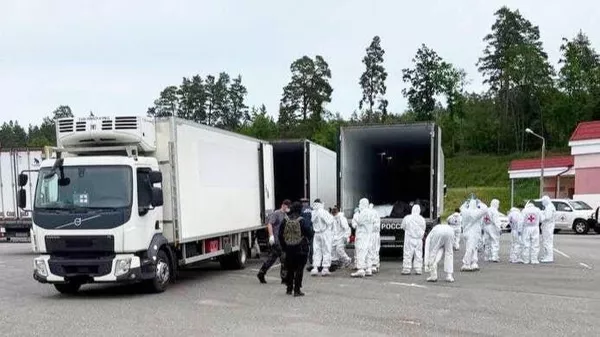 Russia and Ukraine begin soldier bodies transfer under Istanbul agreements - Sputnik भारत